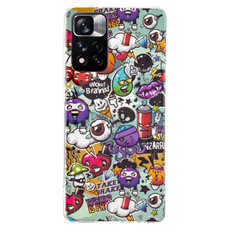 For Xiaomi Redmi Note 11 Pro 4G / 5G Luminous TPU Protective Phone Case(Graffiti)