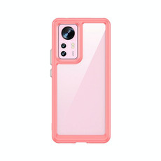 For Xiaomi 12 / 12X / 12S Colorful Series Acrylic + TPU Phone Case(Red) For Xiaomi 12 / 12X / 12S Colorful Series Acrylic + TPU Phone Case(Red)