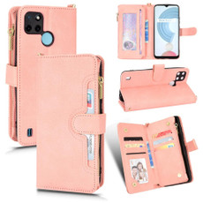 For OPPO Realme C21Y Litchi Texture Zipper Leather Phone Case(Pink) For OPPO Realme C21Y Litchi Texture Zipper Leather Phone Case(Pink)