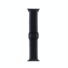 Nylon Braid Watch Band For Apple Watch Ultra 49mm&Watch Ultra 2 49mm / Series 9&8&7 45mm / SE 3&SE 2&6&SE&5&4 44mm / 3&2&1 42mm(Grey+Black) Nylon Braid Watch Band For Apple Watch Ultra 49mm&Watch Ultra 2 49mm / Series 9&8&7 45mm / SE 3&SE 2&6&SE&5&4 44mm / 3&2&1 42mm(Grey+Black)