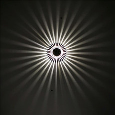 LED Aluminum Aisle Light Sunflower Leisure And Entertainment Place Decorative Light, Power source: Invisible Installation 1W(White)