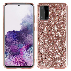 For Samsung Galaxy A53 5G Glitter Powder Shockproof TPU Phone Case(Rose Gold)