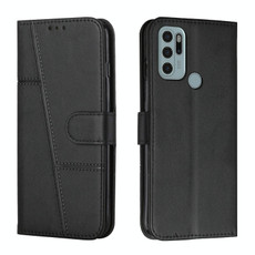 For Motorola Moto G60S Stitching Calf Texture Buckle Leather Phone Case(Black) For Motorola Moto G60S Stitching Calf Texture Buckle Leather Phone Case(Black)