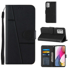 For Motorola Moto G Stylus 2021 Stitching Calf Texture Buckle Leather Phone Case(Black) For Motorola Moto G Stylus 2021 Stitching Calf Texture Buckle Leather Phone Case(Black)