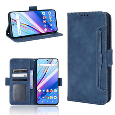 For BLU G91 Pro Skin Feel Calf Pattern Leather Phone Case(Blue) For BLU G91 Pro Skin Feel Calf Pattern Leather Phone Case(Blue)