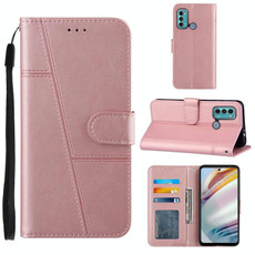 For Motorola Moto G40 / G60 Stitching Calf Texture Buckle Leather Phone Case(Pink) For Motorola Moto G40 / G60 Stitching Calf Texture Buckle Leather Phone Case(Pink)