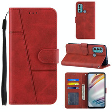 For Motorola Moto G40 / G60 Stitching Calf Texture Buckle Leather Phone Case(Red) For Motorola Moto G40 / G60 Stitching Calf Texture Buckle Leather Phone Case(Red)