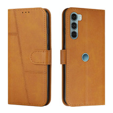 For Motorola Moto G200 5G / Edge S30 Stitching Calf Texture Buckle Leather Phone Case(Yellow) For Motorola Moto G200 5G / Edge S30 Stitching Calf Texture Buckle Leather Phone Case(Yellow)