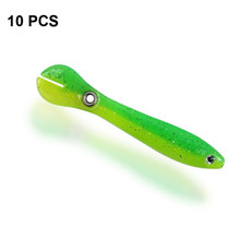 10 PCS Luya Bait Loach Bionic Bait Fishing Supplies, Specification: 2G / 6.7cm(Green) 10 PCS Luya Bait Loach Bionic Bait Fishing Supplies, Specification: 2G / 6.7cm(Green)