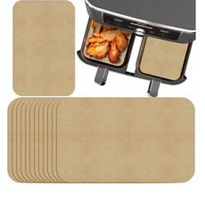 200 PCS 0303-1 Household Multifunctional Air Fryer Oil Absorbing Paper(Natural Color without Holes)