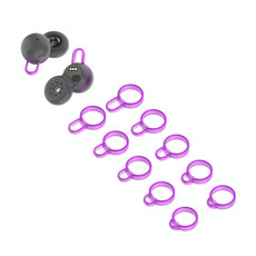 5 Pairs Non-Slip Silicone Earphone Ferrule Set for Sony LinkBuds Ear Cap(Purple)