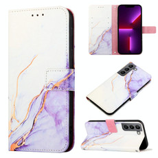 For Samsung Galaxy A12 / M12 PT003 Marble Pattern Flip Leather Phone Case(LS006)