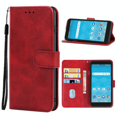 Leather Phone Case For Wiko Life 3 U316AT(Red)