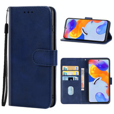 For Xiaomi Redmi Note 11 Pro 5G / Redmi Note 11 Pro+ 5G Leather Phone Case(Blue)