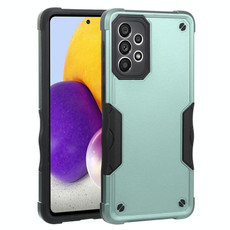 For Samsung Galaxy A73 Non-slip Armor Phone Case(Green)