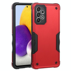 For Samsung Galaxy A73 Non-slip Armor Phone Case(Red)