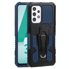 For Samsung Galaxy A33 5G Armor Warrior Shockproof PC + TPU Phone Case(Royal Blue)
