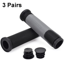 3 Pairs FMFXTR Bicycle Grips Mountain Bike Non-Slip Rubber Grips, Style: Double Color Double Pass 3 Pairs FMFXTR Bicycle Grips Mountain Bike Non-Slip Rubber Grips, Style: Double Color Double Pass