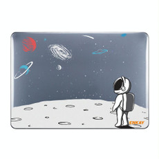 ENKAY Star Series Pattern Laotop Protective Crystal Case For MacBook Pro 16.2 inch A2485 2021/A2880 2023(Backpack Astronaut)