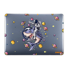 ENKAY Star Series Pattern Laotop Protective Crystal Case For MacBook Pro 13.3 inch A2251 / A2289 / A2338 2020(Shark Astronaut)