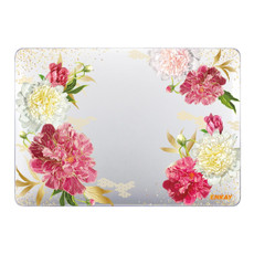 ENKAY Flower Series Pattern Laotop Protective Crystal Case For MacBook Pro 14.2 inch A2442 (2021)(Paeonia)