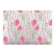 ENKAY Flower Series Pattern Laotop Protective Crystal Case For MacBook Pro 13.3 inch A1706 / A1708 / A1989 / A2159(Tulips)