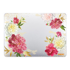 ENKAY Flower Series Pattern Laotop Protective Crystal Case For MacBook Pro 13.3 inch A1706 / A1708 / A1989 / A2159(Paeonia)