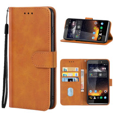 For Tecno Camon C8 Leather Phone Case(Brown)