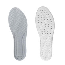 2 Pairs Lightweight Porous Breathable Full Pad, Size: 45/46(Grey)