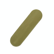Single Pen Bag Handmade Line Pen Holder, Size: Small(Olive Green)