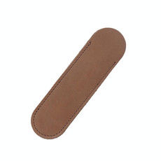 Single Pen Bag Handmade Line Pen Holder, Size: Small(Brown)