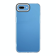 Transparent Silicone Case For iPhone 8 Plus / 7 Plus(Black and White)