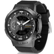 NORTH EDGE HORNET Dual Digital Alarm Clock Timing Men Luminous Sports Watch(Grey) NORTH EDGE HORNET Dual Digital Alarm Clock Timing Men Luminous Sports Watch(Grey)