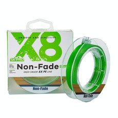 NON-FADE X8 150m 8 Code PE Pish Line, Line number: No. 5.0(Green)