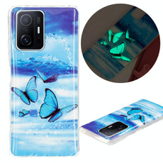For Xiaomi 11T / 11T Pro Luminous TPU Protective Phone Case(Butterflies)