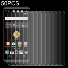 50 PCS 0.26mm 9H 2.5D Tempered Glass Film For LG V34