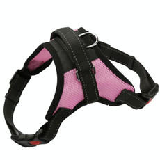 K9 Dog Adjustable Chest Strap, Size: S(Breathable Pink)
