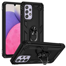 For Samsung Galaxy A33 5G Shockproof TPU + PC Phone Case(Black)