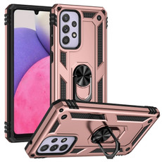 For Samsung Galaxy A33 5G Shockproof TPU + PC Phone Case(Rose Gold)