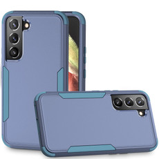 For Samsung Galaxy S22 5G TPU + PC Shockproof Phone Case(Royal Blue+Blue)
