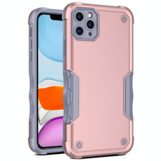 For iPhone 11 Pro Non-slip Armor Phone Case (Rose Gold)