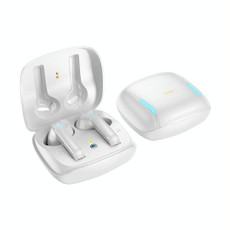 REMAX TWS-40 True Wireless Music Gaming Bluetooth Earphone(White)