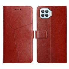 For OPPO F17 Pro Y Stitching Horizontal Flip Leather Phone Case(Brown) For OPPO F17 Pro Y Stitching Horizontal Flip Leather Phone Case(Brown)