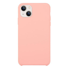 For iPhone 13 Solid Silicone Phone Case(Pink)