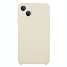 For iPhone 13 Solid Silicone Phone Case(Antique White)