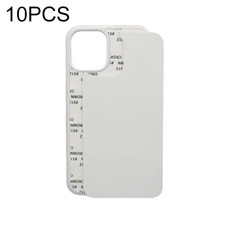 For iPhone 13 Pro Max 10 PCS 2D Blank Sublimation Phone Case (Transparent)
