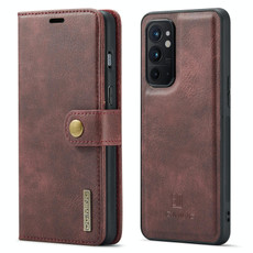 For OnePlus 9RT 5G DG.MING Crazy Horse Texture Detachable Magnetic Leather Phone Case(Red) For OnePlus 9RT 5G DG.MING Crazy Horse Texture Detachable Magnetic Leather Phone Case(Red)