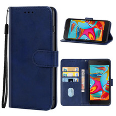 For Samsung Galaxy A2 Core / A260 Leather Phone Case(Blue)
