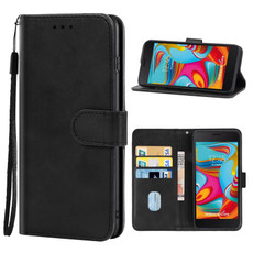 For Samsung Galaxy A2 Core / A260 Leather Phone Case(Black)
