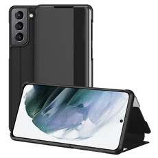 For Samsung Galaxy S22+ 5G Window View Leather Phone Case(Black) For Samsung Galaxy S22+ 5G Window View Leather Phone Case(Black)